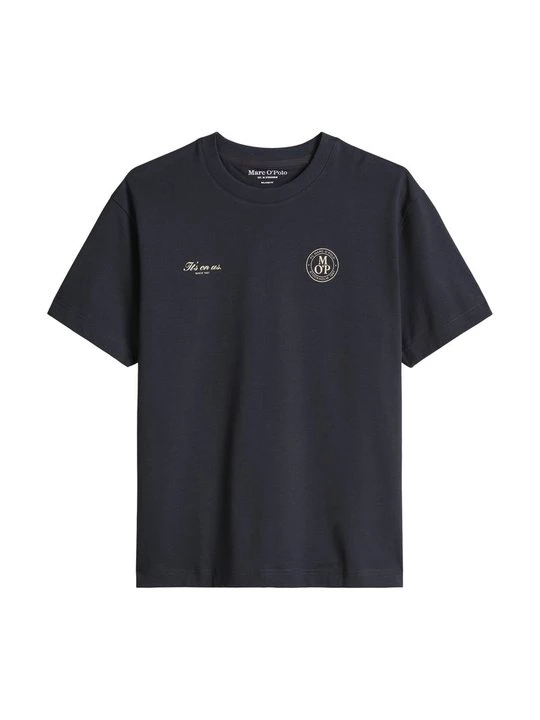 Foto van product T-shirt print Marc O'Polo donkerblauw