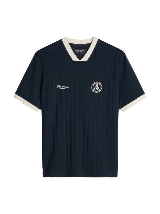 Foto van product T-shirt print Marc O'Polo donkerblauw