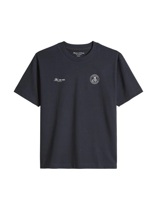 Foto van product T-shirt print Marc O'Polo donkerblauw