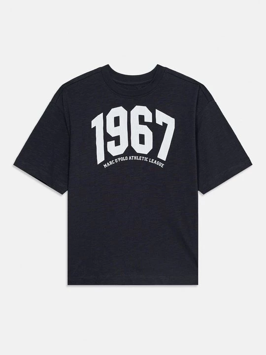 Foto van product T-shirt print Marc O'Polo donkerblauw