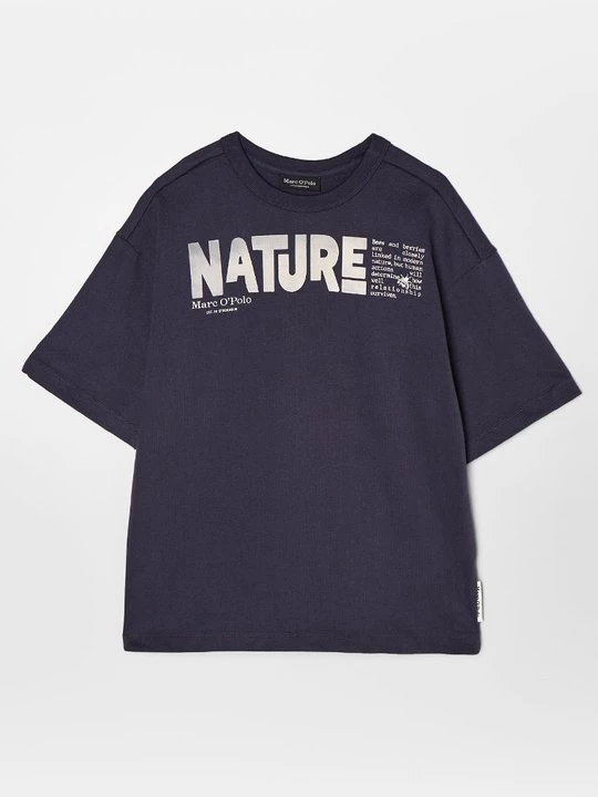 Foto van product T-shirt print Marc O'Polo donkerblauw