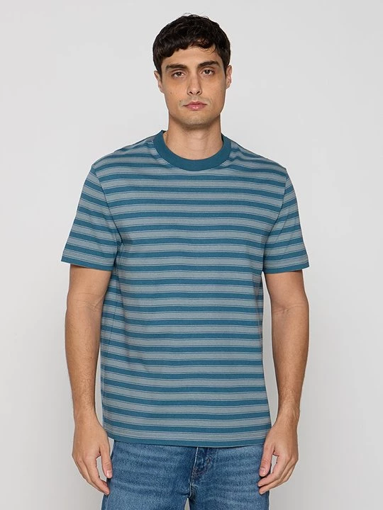 Foto van product T-shirt print Marc O'Polo donkergroen