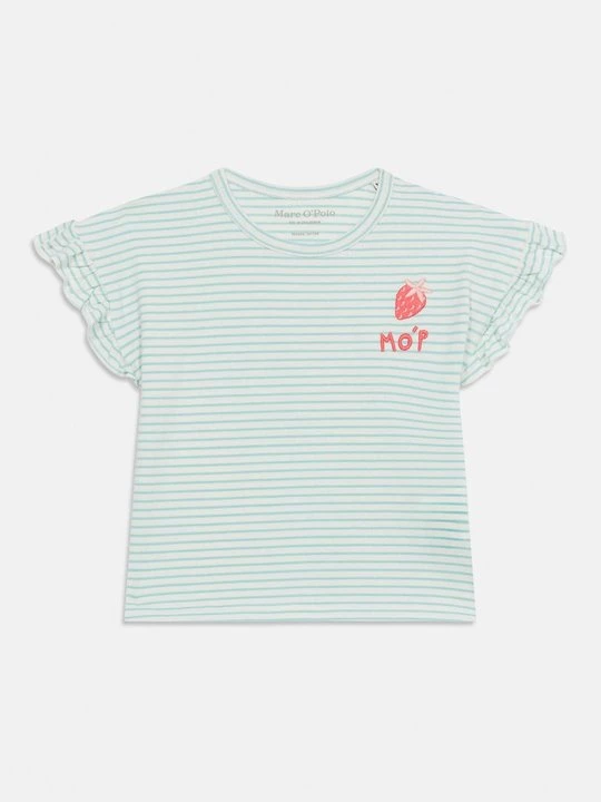 Foto van product T-shirt print Marc O'Polo donkerroze