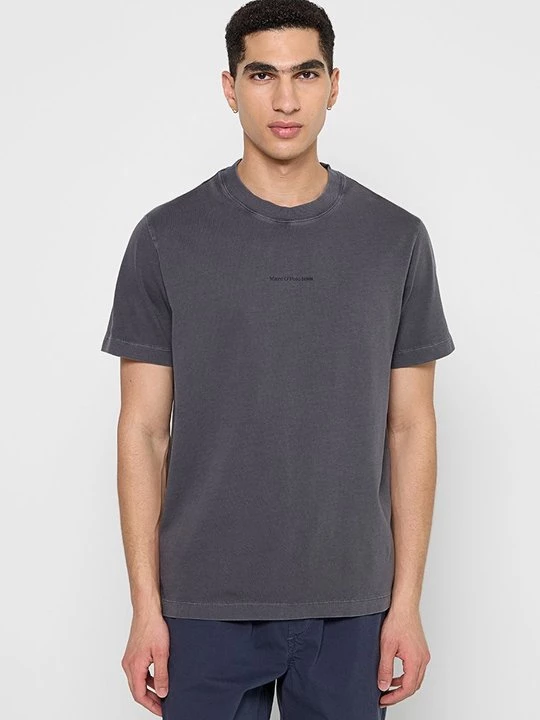 Foto van product T-shirt print Marc O'Polo grijs