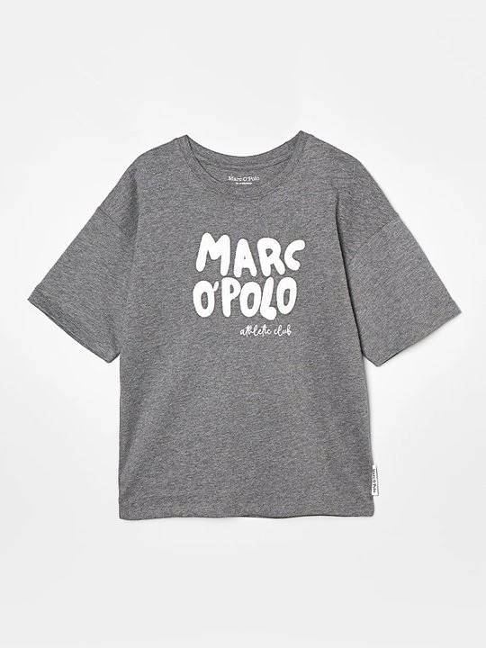 Foto van product T-shirt print Marc O'Polo grijs