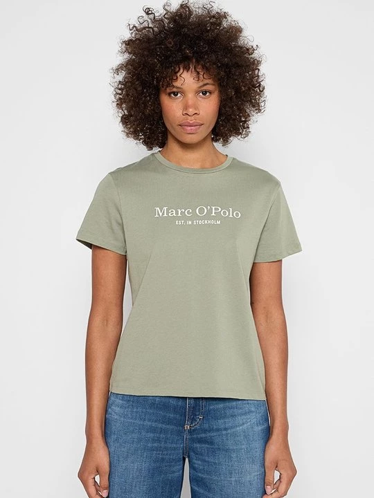 Foto van product T-shirt print Marc O'Polo groen