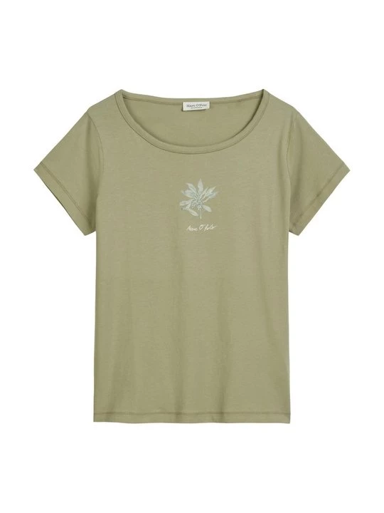 Foto van product T-shirt print Marc O'Polo groen