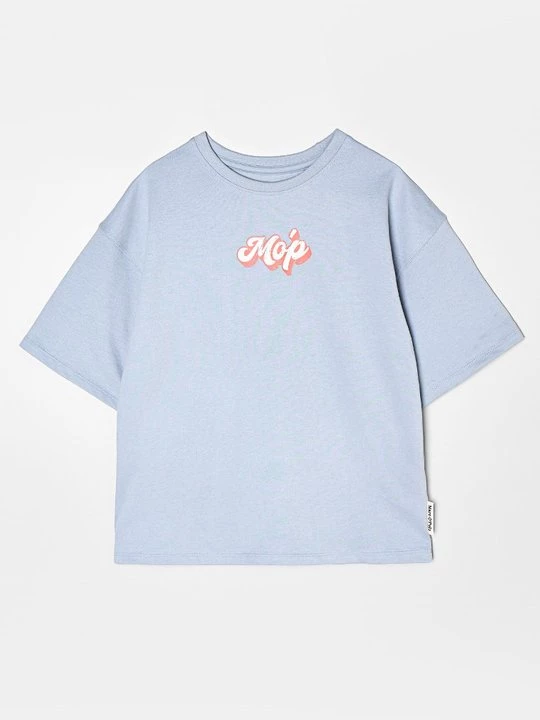 Foto van product T-shirt print Marc O'Polo lichtblauw