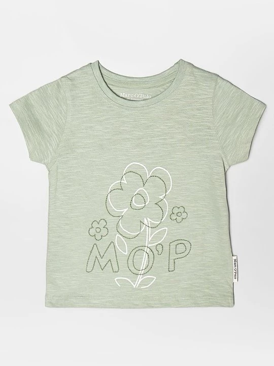 Foto van product T-shirt print Marc O'Polo lichtgroen