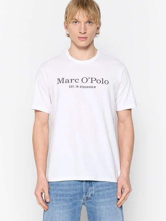 Foto van product T-shirt print Marc O'Polo wit