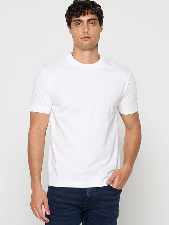 Foto van product T-shirt print Marc O'Polo wit