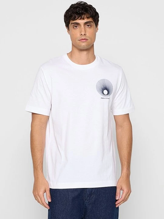 Foto van product T-shirt print Marc O'Polo wit
