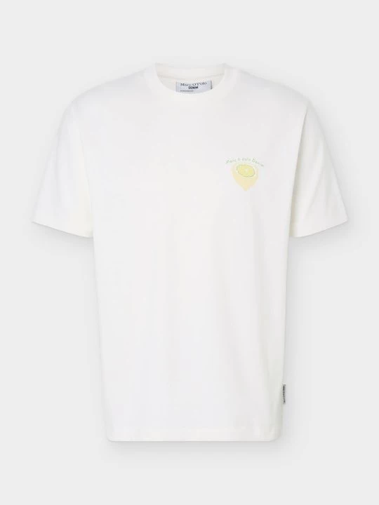 Foto van product T-shirt print Marc O'Polo wit
