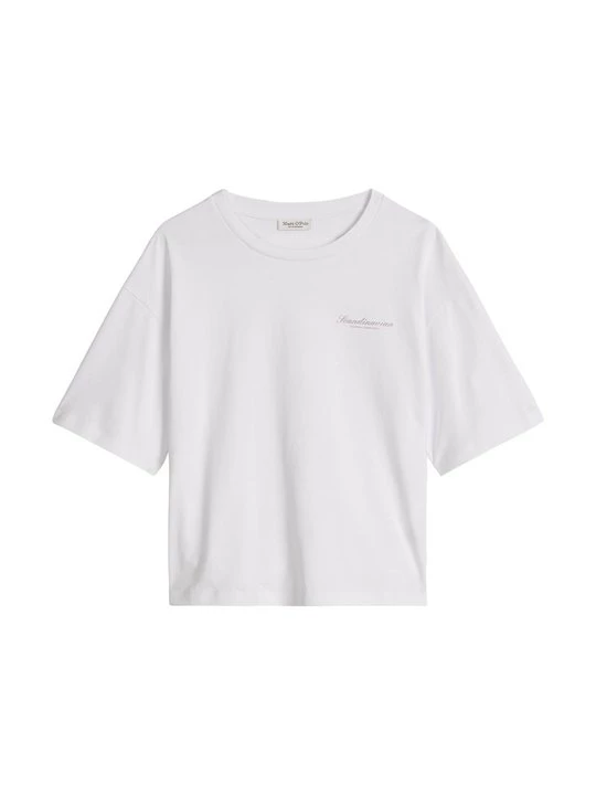 Foto van product T-shirt print Marc O'Polo wit