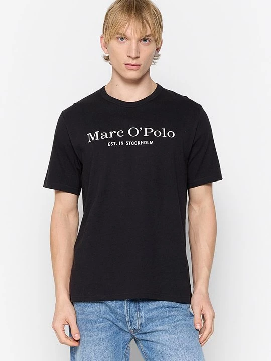 Foto van product T-shirt print Marc O'Polo zwart