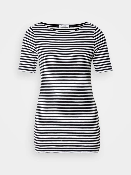 Foto van product T-shirt print Marc O'Polo zwart