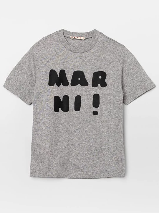 Foto van product T-shirt print Marni grijs