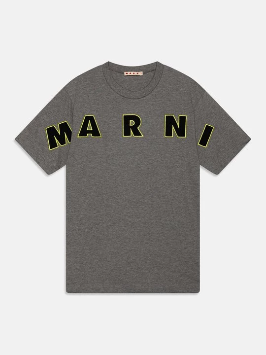 Foto van product T-shirt print Marni lichtgrijs gemêleerd