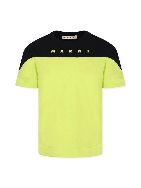 Foto van product T-shirt print Marni lichtgroen
