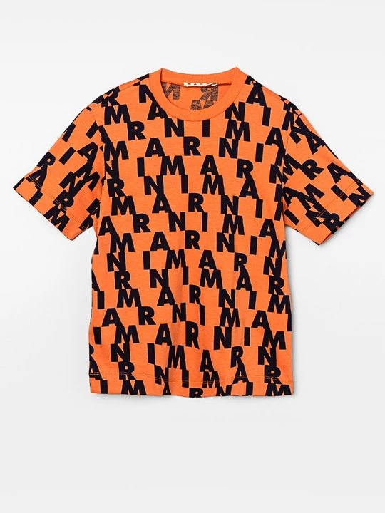 Foto van product T-shirt print Marni oranje