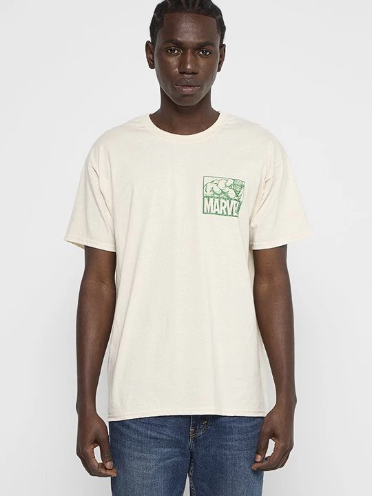 Foto van product T-shirt print Marvel beżowy