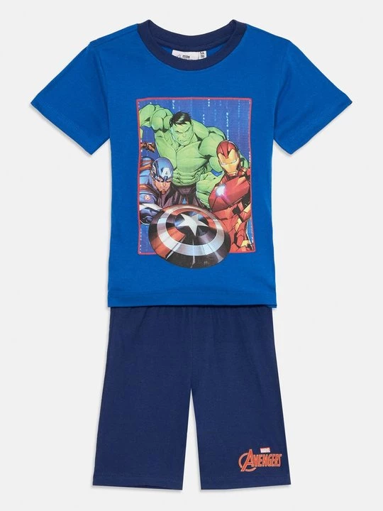 Foto van product T-shirt print Marvel donkerblauw