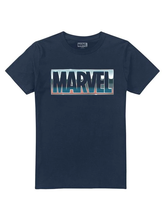 Foto van product T-shirt print Marvel donkerblauw