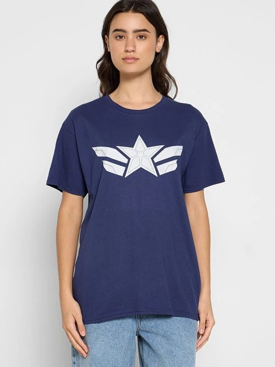 Foto van product T-shirt print Marvel donkerblauw