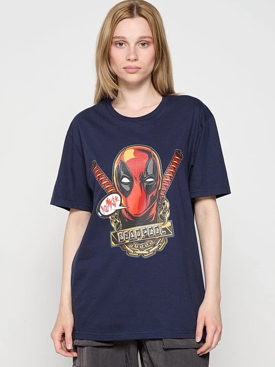 Foto van product T-shirt print Marvel donkerblauw
