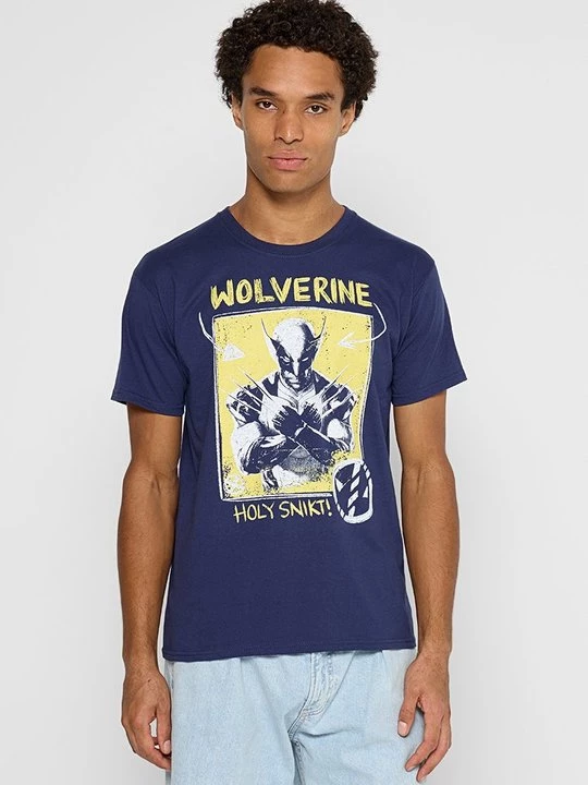 Foto van product T-shirt print Marvel donkerblauw