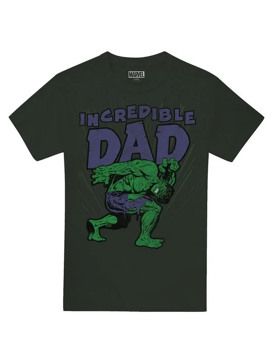 Foto van product T-shirt print Marvel donkergroen