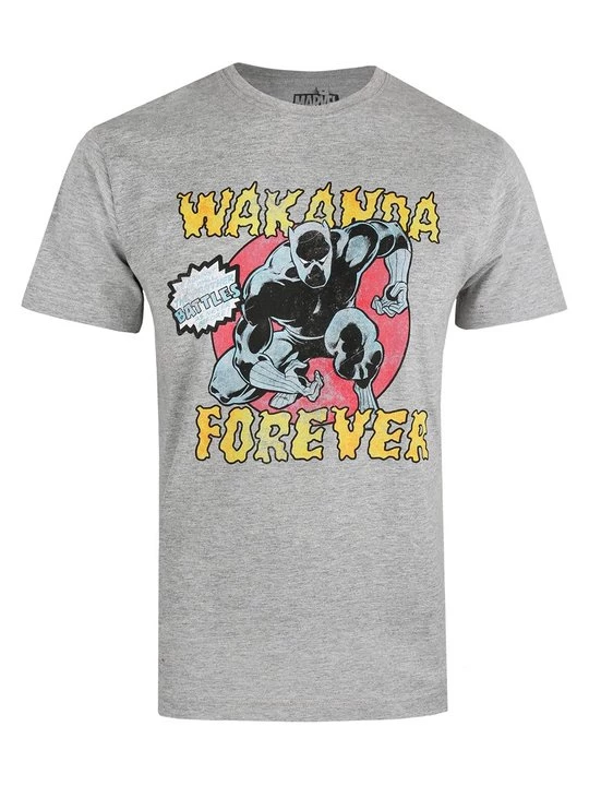 Foto van product T-shirt print Marvel grijs