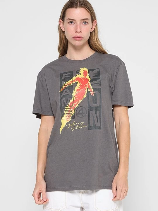 Foto van product T-shirt print Marvel grijs
