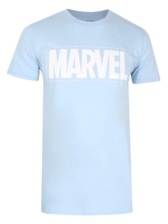 Foto van product T-shirt print Marvel lichtblauw