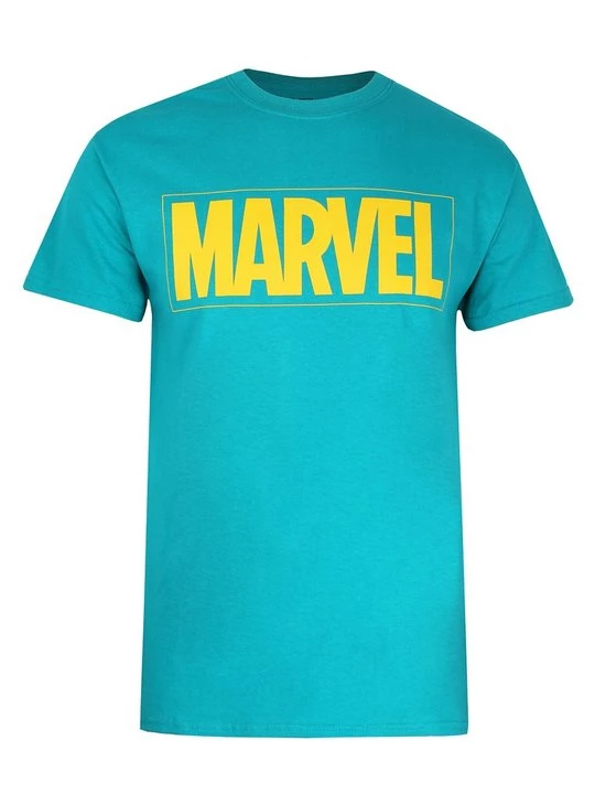 Foto van product T-shirt print Marvel petrol