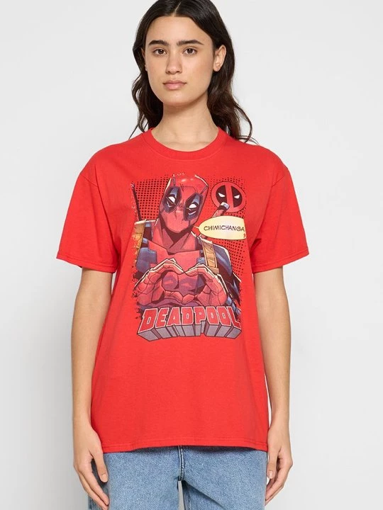 Foto van product T-shirt print Marvel rood