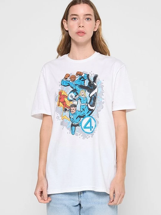 Foto van product T-shirt print Marvel wit