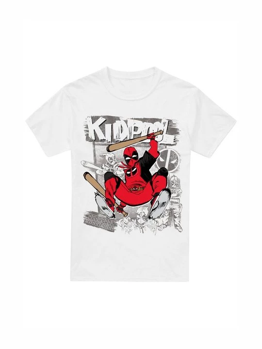 Foto van product T-shirt print Marvel wit