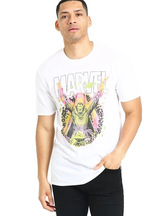 Foto van product T-shirt print Marvel wit
