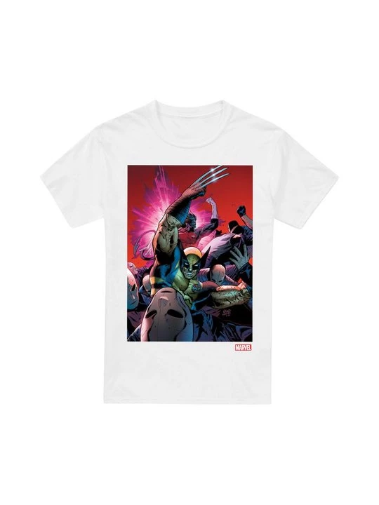 Foto van product T-shirt print Marvel wit