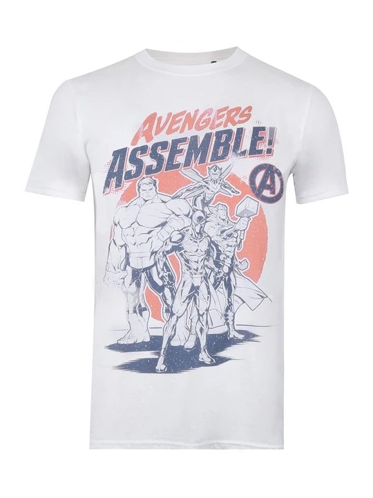 Foto van product T-shirt print Marvel wit