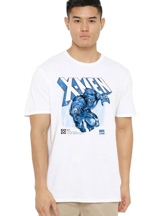 Foto van product T-shirt print Marvel wit