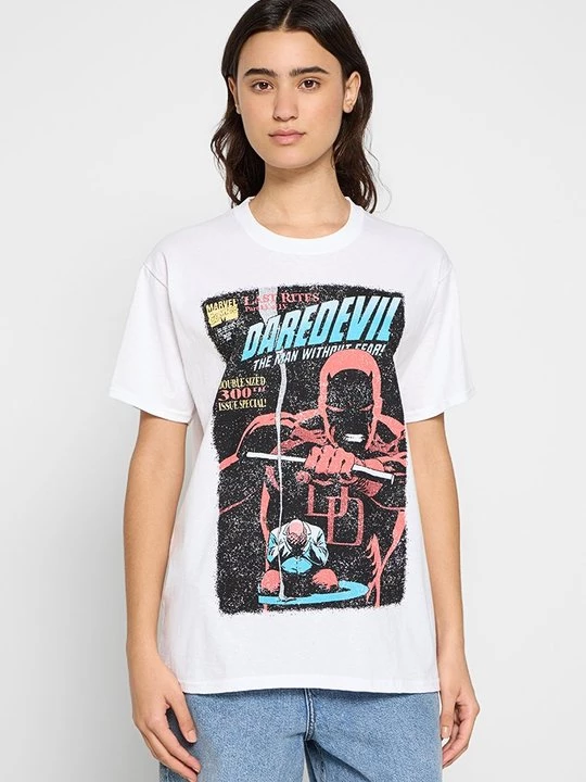 Foto van product T-shirt print Marvel wit
