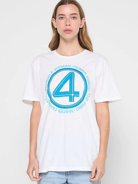 Foto van product T-shirt print Marvel wit
