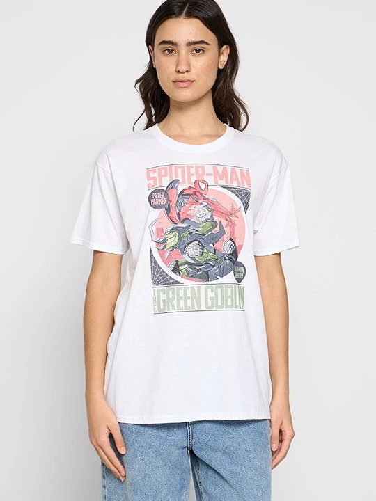 Foto van product T-shirt print Marvel wit