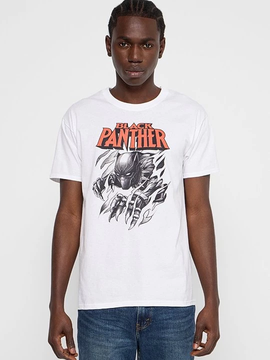 Foto van product T-shirt print Marvel wit