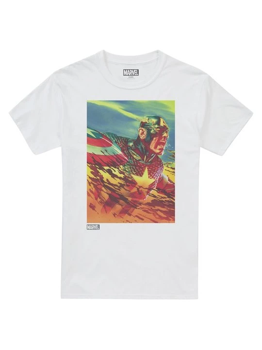 Foto van product T-shirt print Marvel wit