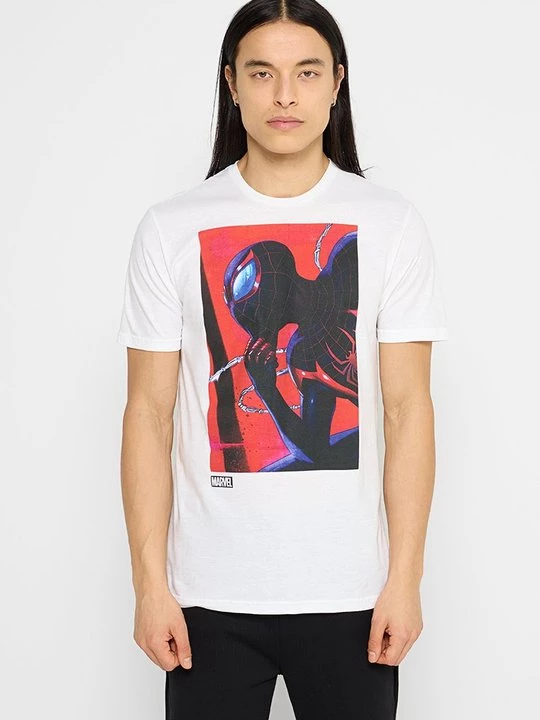 Foto van product T-shirt print Marvel wit