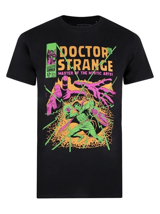 Foto van product T-shirt print Marvel zwart