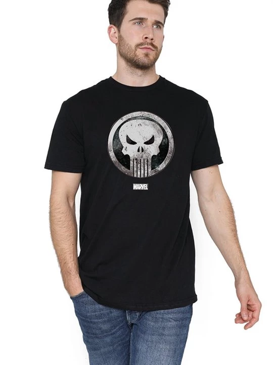 Foto van product T-shirt print Marvel zwart